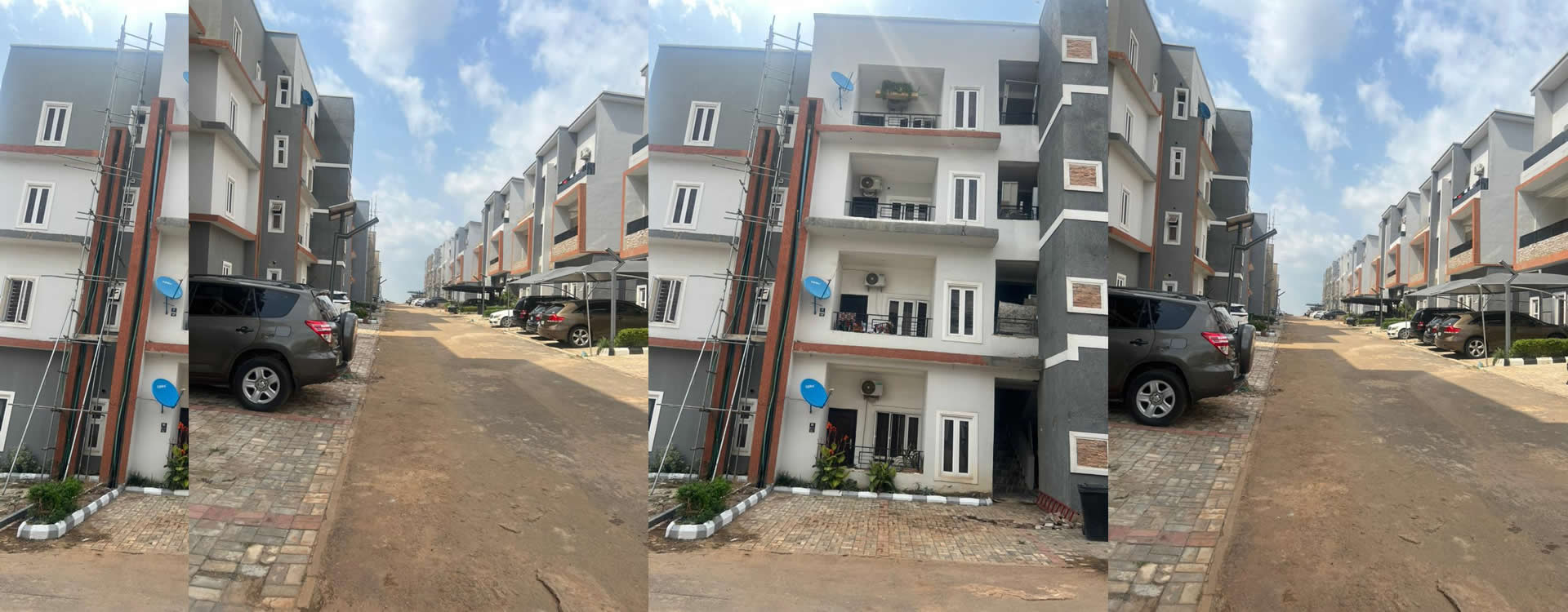 Spacious and well finished 3 bedroom Flat with attached BQ available FOR RENT in a quiet and serene estate in Kaura